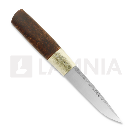 ML Custom Knives K&auml;ytt&ouml;puukko, sarvi-visakoivu