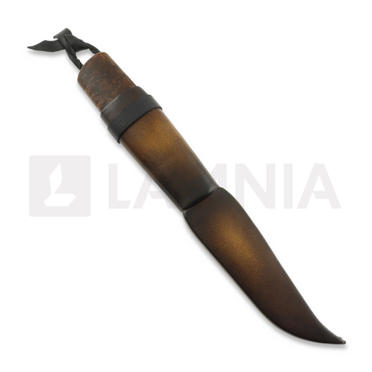 ML Custom Knives K&auml;ytt&ouml;puukko, sarvi-visakoivu