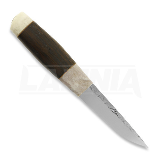 ML Custom Knives Utility Puukko, horn-smoaked oak 2