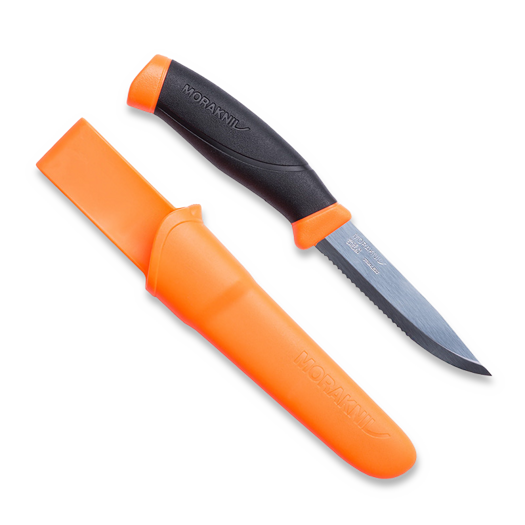 Morakniv Companion F Serrated - Stainless Steel - Orange 11829