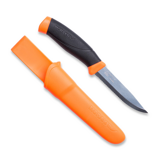 Morakniv Companion F Serrated - Stainless Steel - Orange 11829