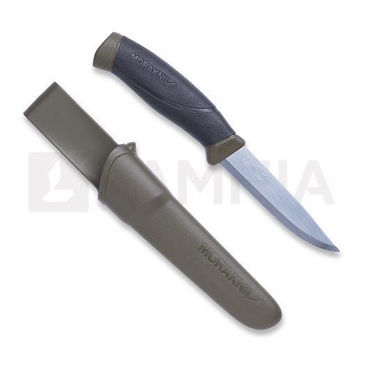 Couteau Morakniv Companion Heavy Duty MG (C) - Carbon - Olive Green 12494
