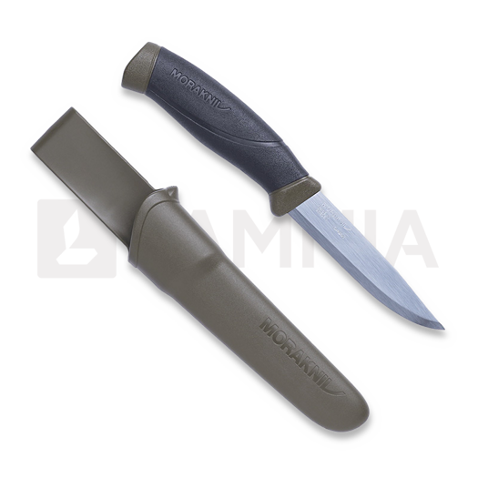 Morakniv Companion Heavy Duty MG (C) - Carbon - Olive Green veitsi 12494