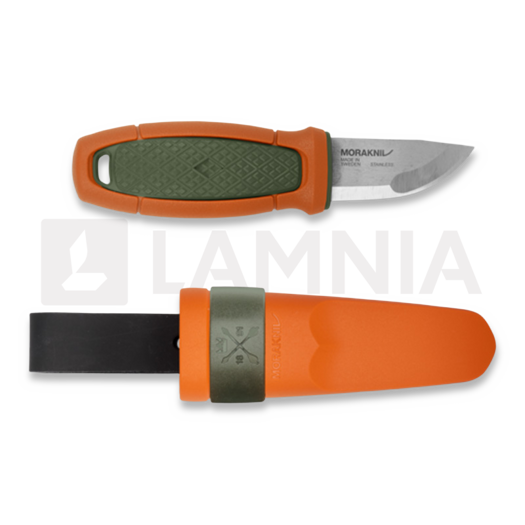 Morakniv Eldris with Belt Loop (S) - Olive Green / Burnt Orange 14237