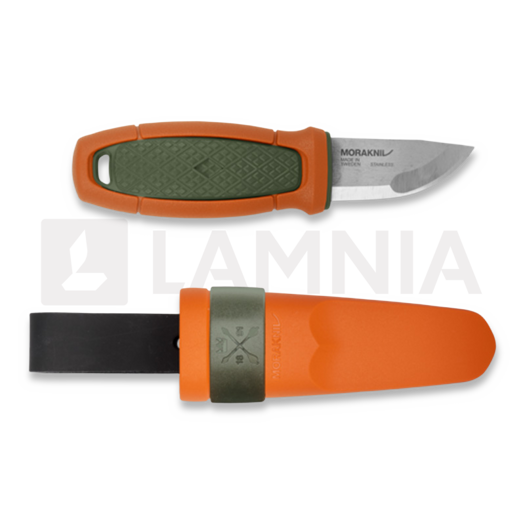Morakniv Eldris with Belt Loop (S) - Olive Green / Burnt Orange 14237