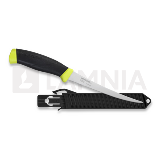 Couteau de pêche Morakniv Fishing Comfort Fillet 155 - Stainless Steel - Black / Lime 13869
