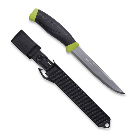 Morakniv Fishing Comfort Scaler 150 - Stainless Steel - Black / Lime 13870