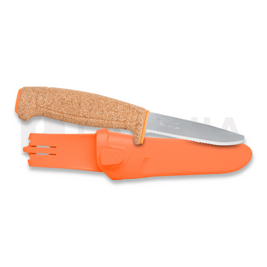 Couteau Morakniv Floating Serrated Knife - Orange 13131