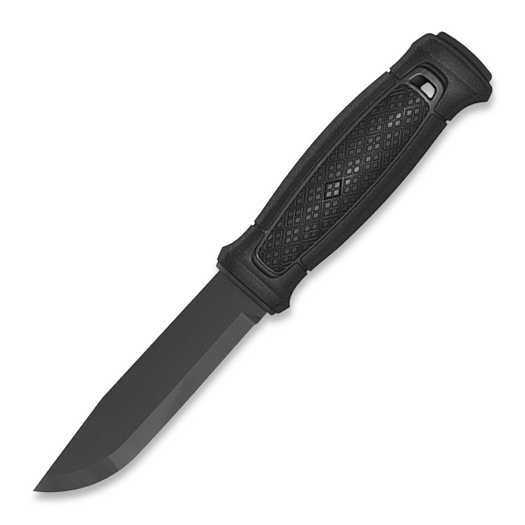 Morakniv Garberg Black C (Leather Sheath) - Carbon Steel - Black 13100