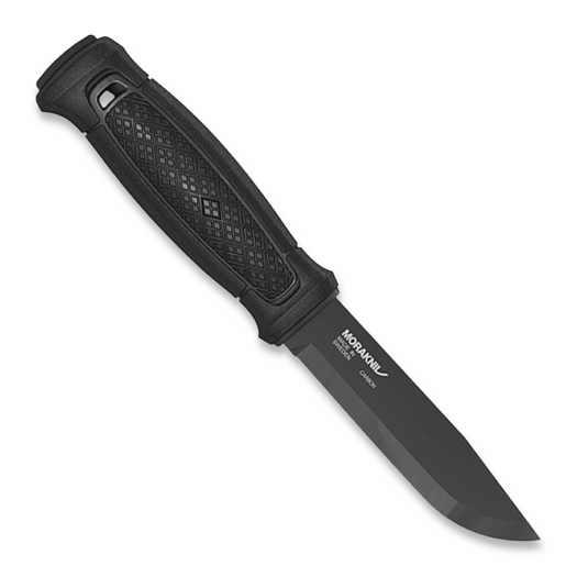 Morakniv Garberg Black C (Leather Sheath) - Carbon Steel - Black 13100