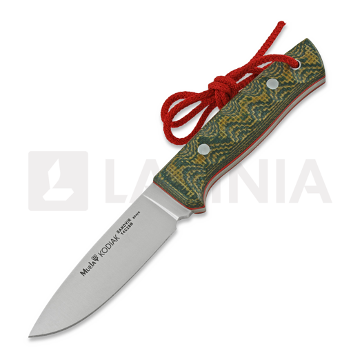 Muela Kodiak kniv, green canvas micarta II