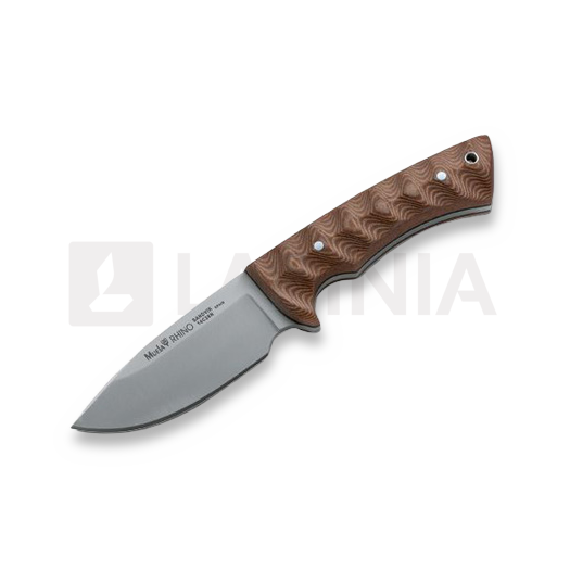 Muela Rhino Micarta metsästyspuukko, ruskea