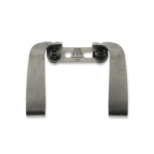 Mummert Knives Double Clip - Tumbled