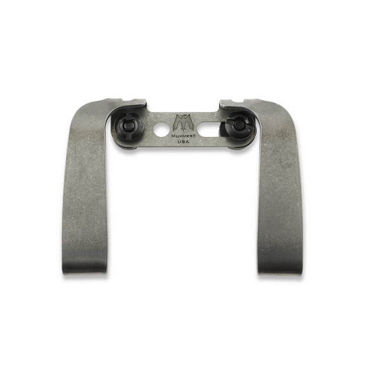 Mummert Knives Double Clip - Tumbled