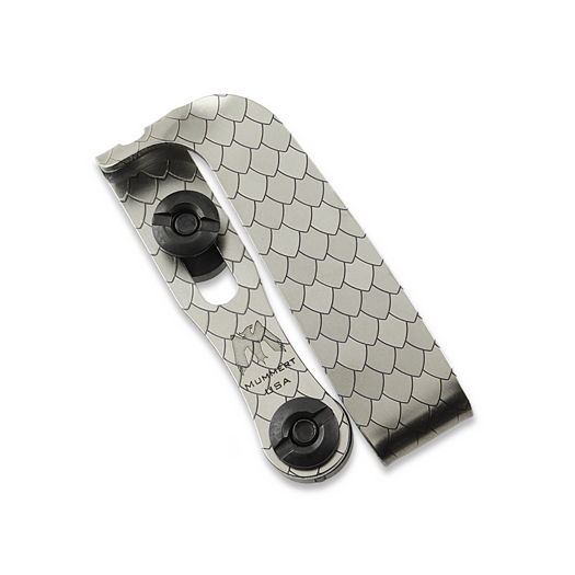 Mummert Knives Slotted Ti-Clip - Armor Scale