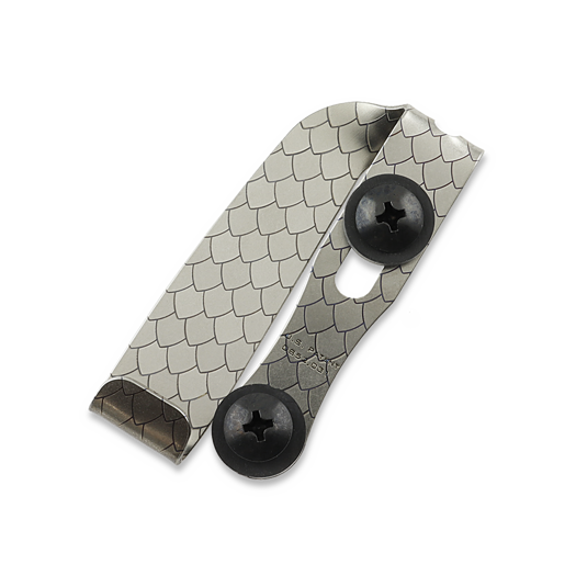 Mummert Knives Slotted Ti-Clip - Armor Scale