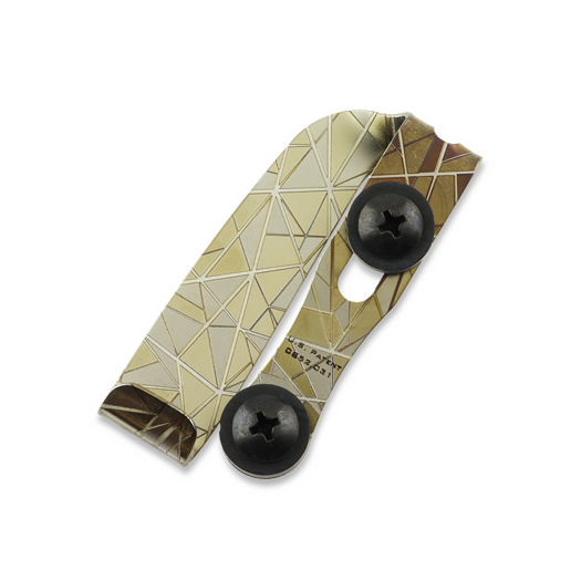 Mummert Knives Slotted Ti-Clip - Bright Shatter