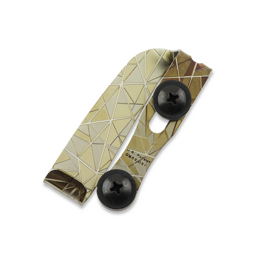 Mummert Knives Slotted Ti-Clip - Bright Shatter
