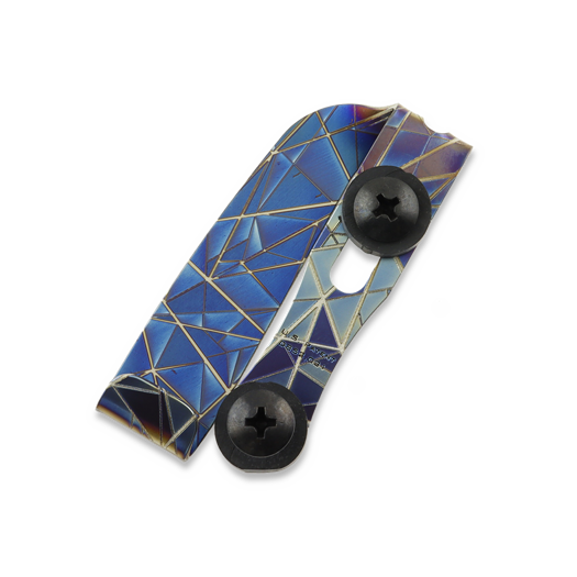 Mummert Knives Slotted Ti-Clip - Dark Shatter