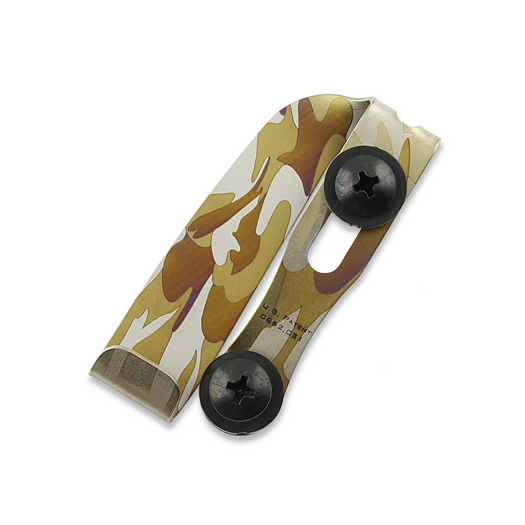 Mummert Knives Slotted Ti-Clip - Desert Camo