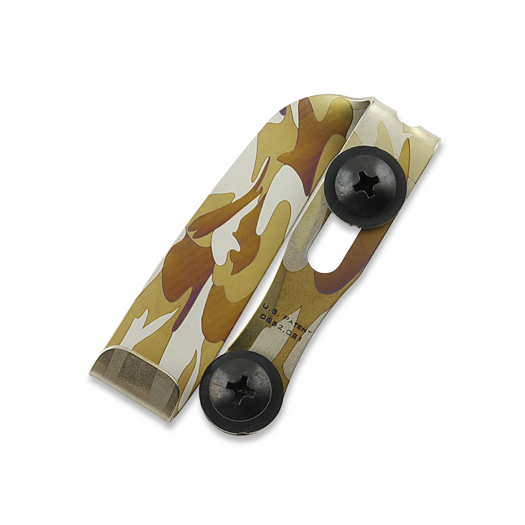 Mummert Knives Slotted Ti-Clip - Desert Camo