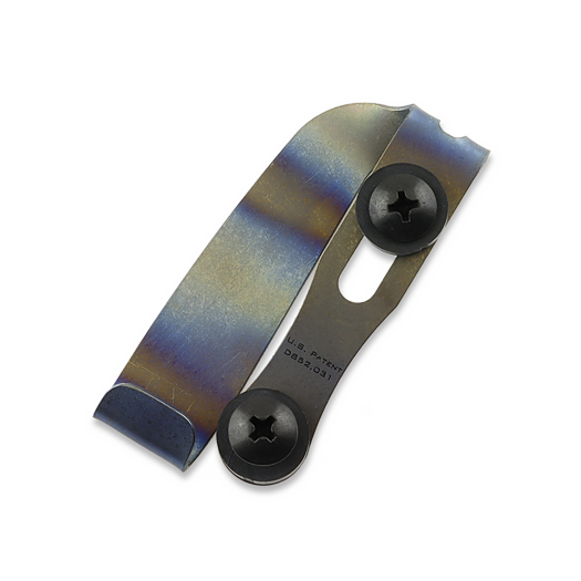 Mummert Knives Slotted Ti-Clip - Flame Anodized