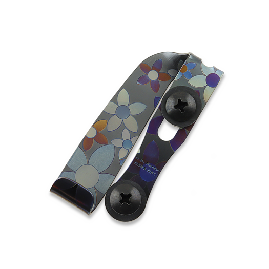 Mummert Knives Slotted Ti-Clip - Midnight Bloom