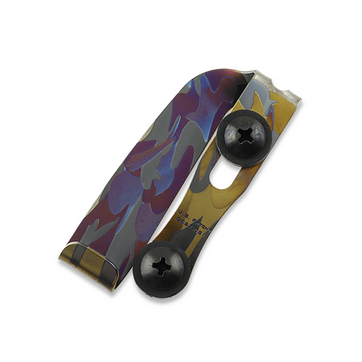 Mummert Knives Slotted Ti-Clip - Midnight Camo