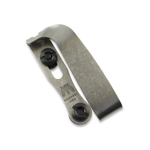 Mummert Knives Slotted Ti-Clip - Tumbled