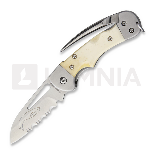 Myerchin Generation 2 Crew Bone sulankstomas peilis, dantytas