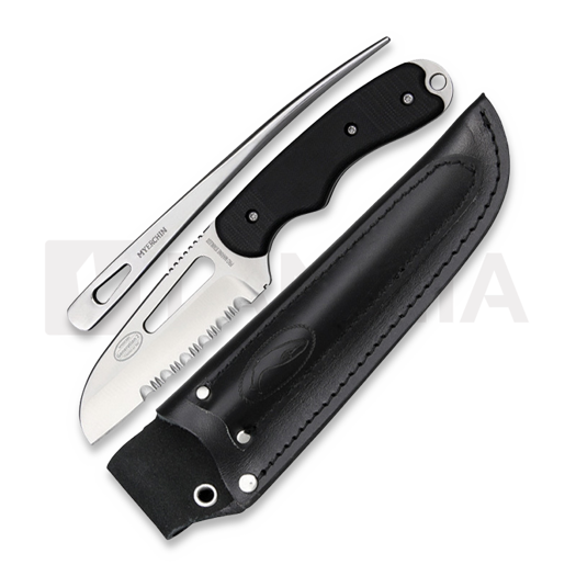 Faca de salvamento Myerchin Generation 2 Off-Shore System G-10, preto, faca serrilhada