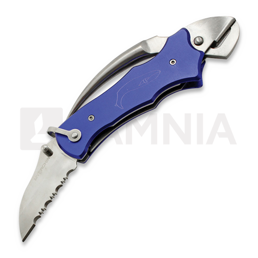 Myerchin Sailors Tool folding knife, blue