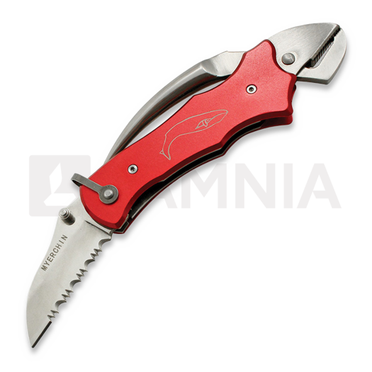 Couteau pliant Myerchin Sailors Tool, rouge