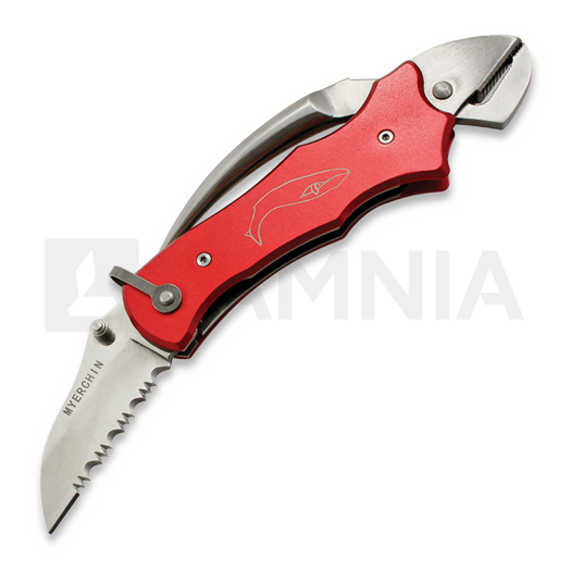 Myerchin Sailors Tool folding knife, red
