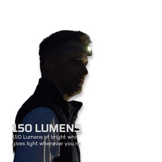 Nebo 150 headlamp žibintas
