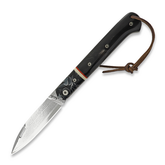 Nieto Artesana Buffalo Antler 접이식 나이프, Damascus ART004