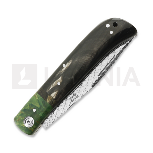 Nieto Artesanal Böhler sulankstomas peilis, Buffalo Handle ART036