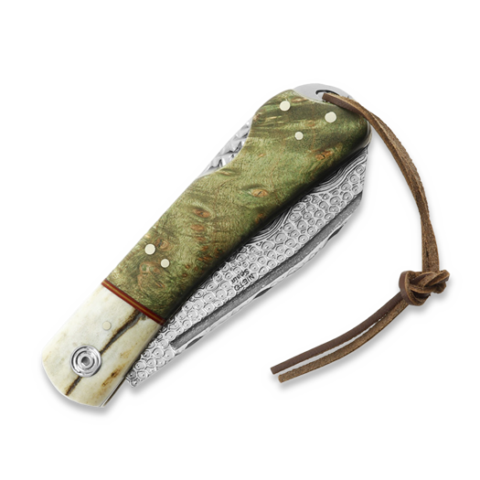 Nieto Artesanal Böhler folding knife, Stabilized Maple Handle ART017