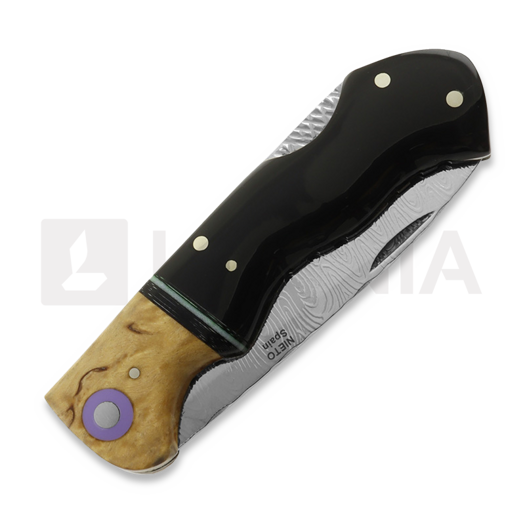 Nieto Artesanal Lockback folding knife, Buffalo Horn ART011