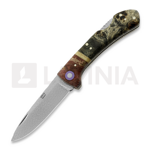 Nieto Artesanal Lockback összecsukható kés, Stabilized Maple ART013