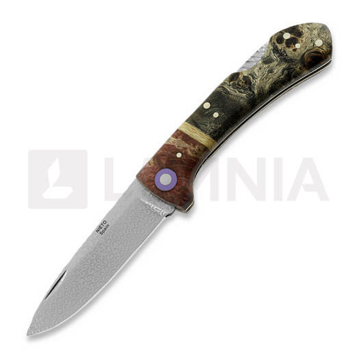 Nieto Artesanal Lockback foldekniv, Stabilized Maple ART013