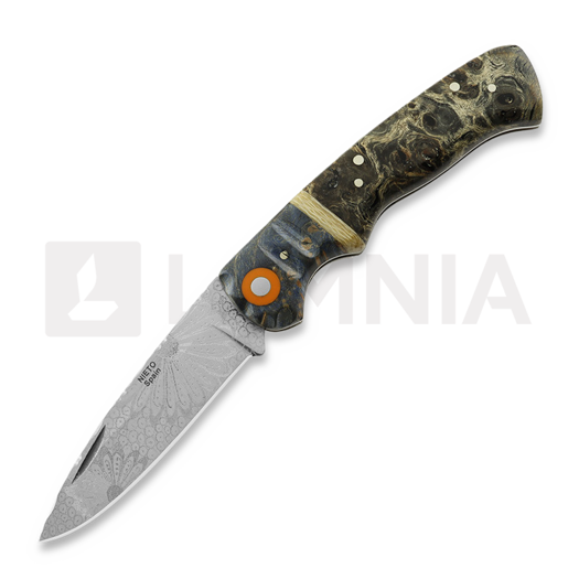 Nieto Artesanal Piston 접이식 나이프, Stabilized Maple ART012