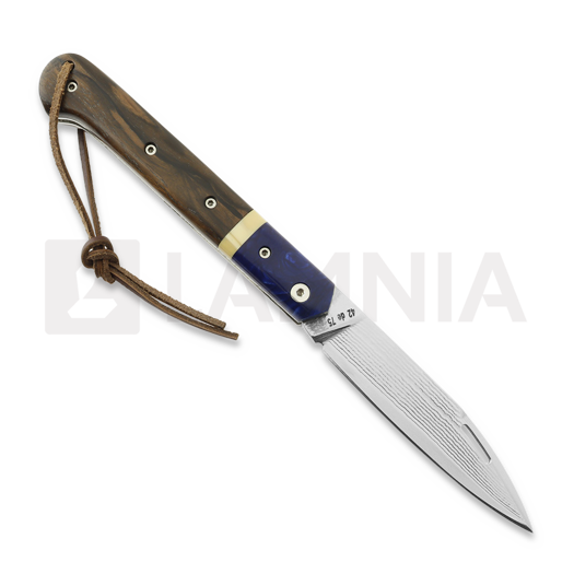 Nieto Cabritera Artesanal sulankstomas peilis, Macassar Ebony ART033