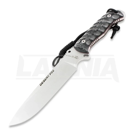 Nieto Desert Fox ナイフ, black micarta 4058-M