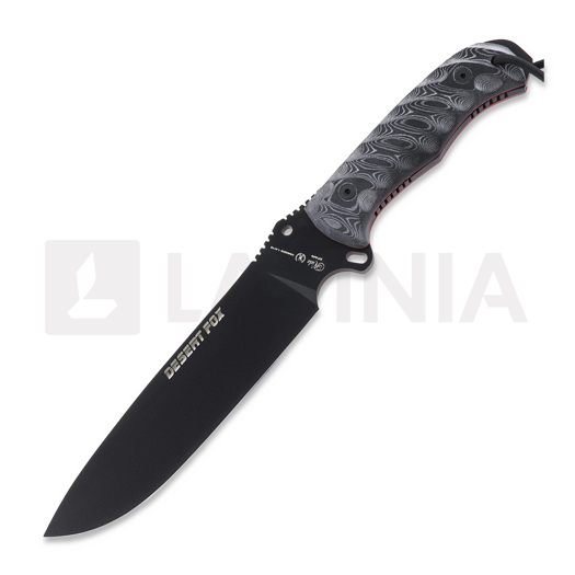 Couteau Nieto Desert Fox, black micarta and black blade 4058-MN