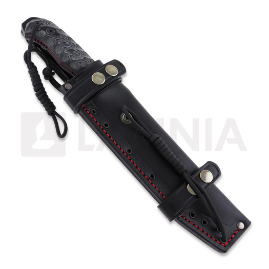 Nieto Desert Fox peilis, black micarta and black blade 4058-MN