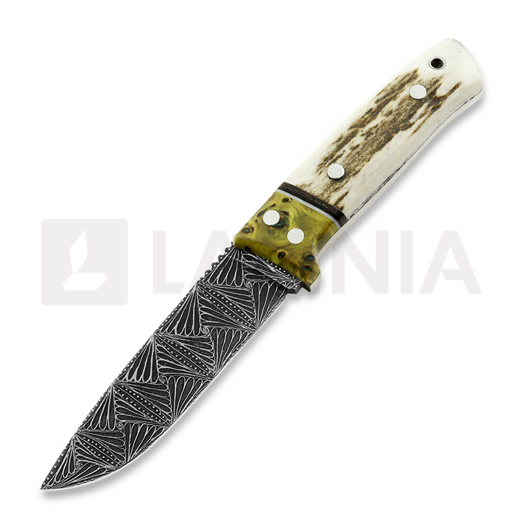 Nieto Knife Artesanal Stainless Steel kés, Deer Horn Handle ART19D