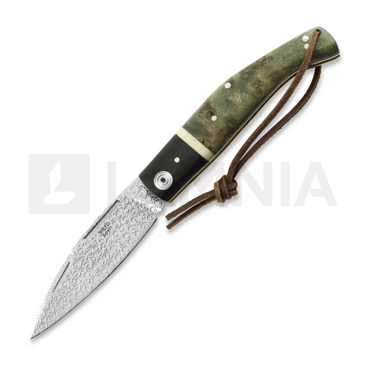 Nieto Luck Artesanal foldekniv, Stabilized Maple ART027