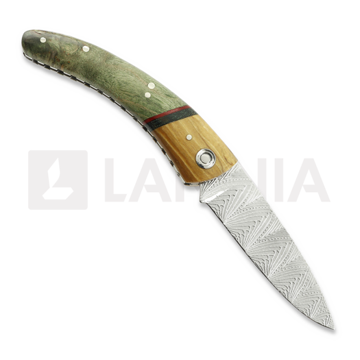 Coltello pieghevole Nieto Special Artesanal, Stabilized Maple ART032