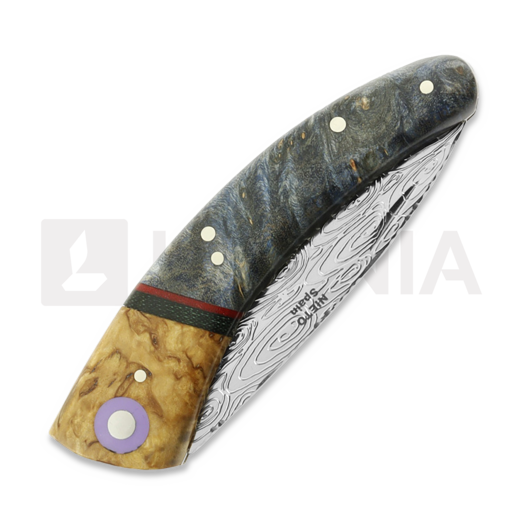 Nieto Special Artesanal sulankstomas peilis, Stabilized Maple ART038